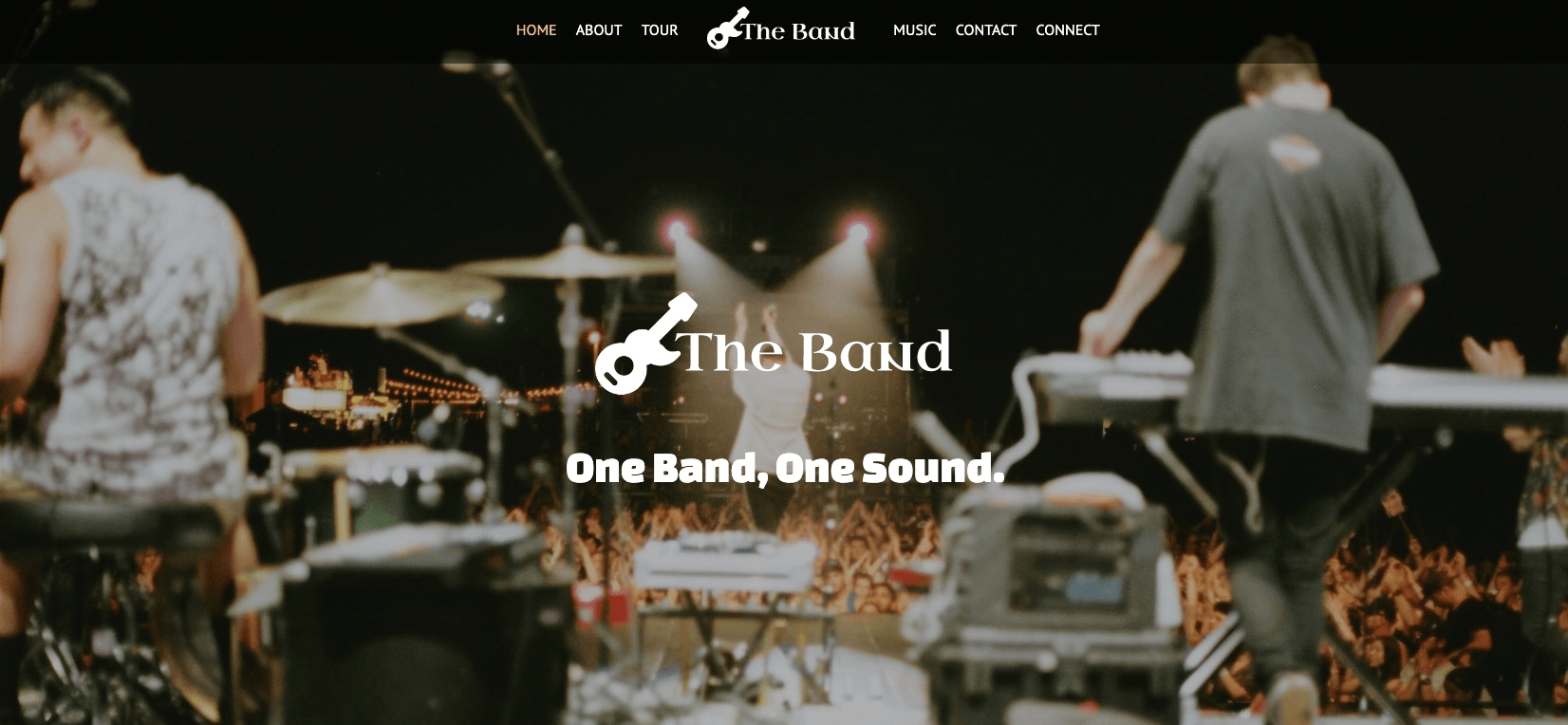 null The Band Template for Music Website